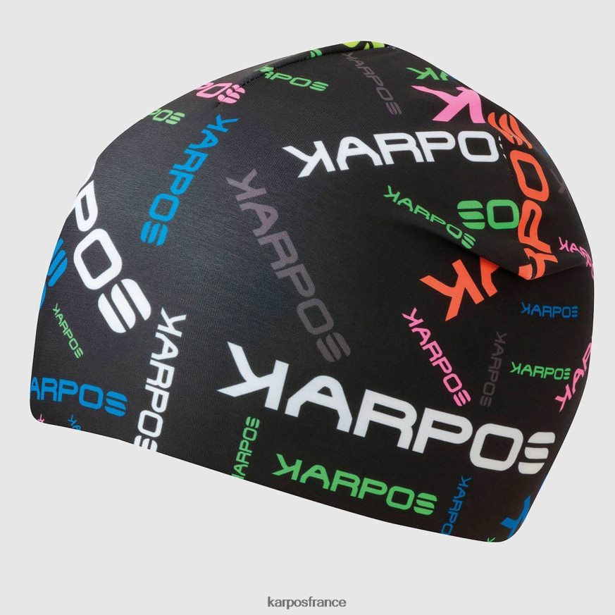 Hommes Karpos noir multicolore casquette de course alagna 28PL68794