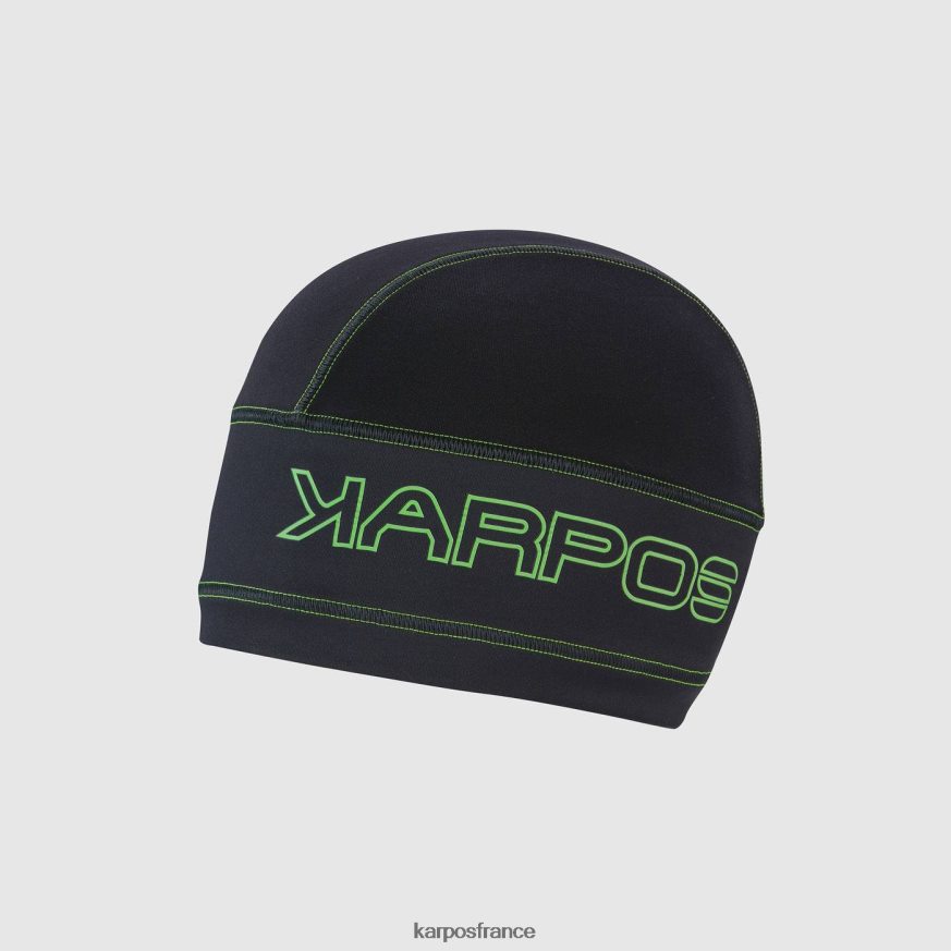 Hommes Karpos noir vert fluo casquette alagna ws 28PL68710