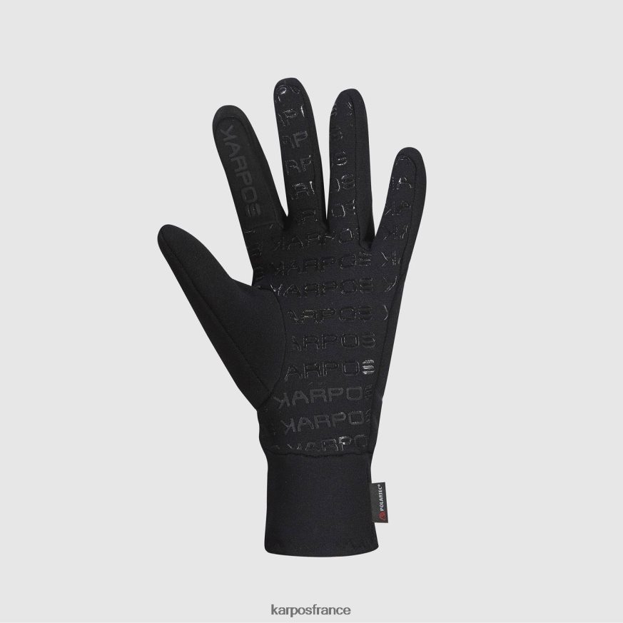 Hommes Karpos noir gant polartec 28PL68876