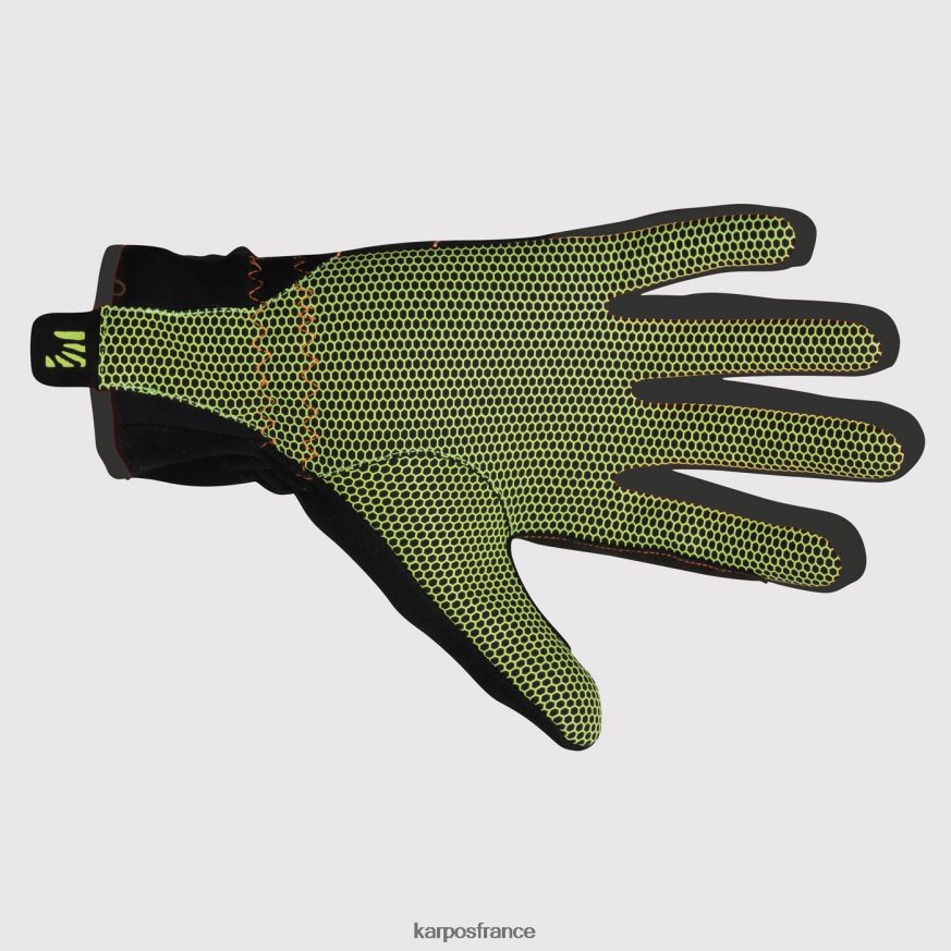 Hommes Karpos noir/vert fluo gant d'alagna 28PL68883