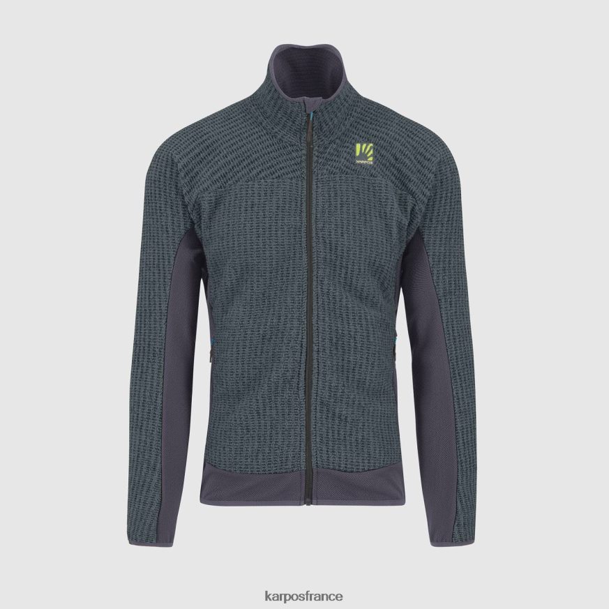 Hommes Karpos ardoise foncé/noir polaire rocchetta 28PL68262
