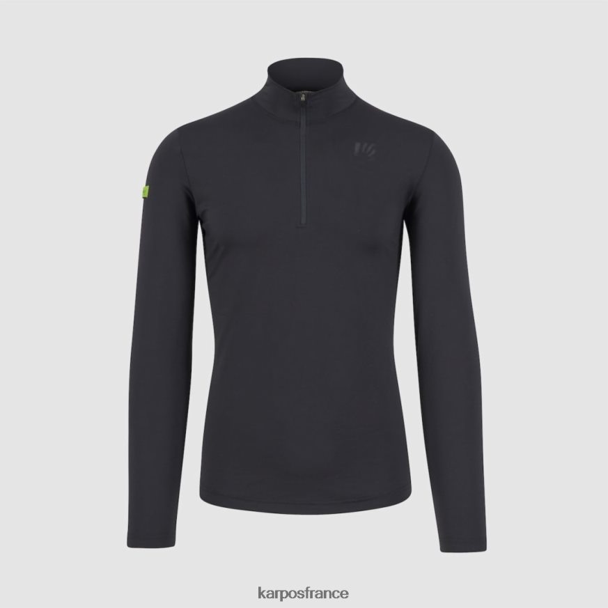 Hommes Karpos gris foncé polaire à demi-zip Power 28PL68252