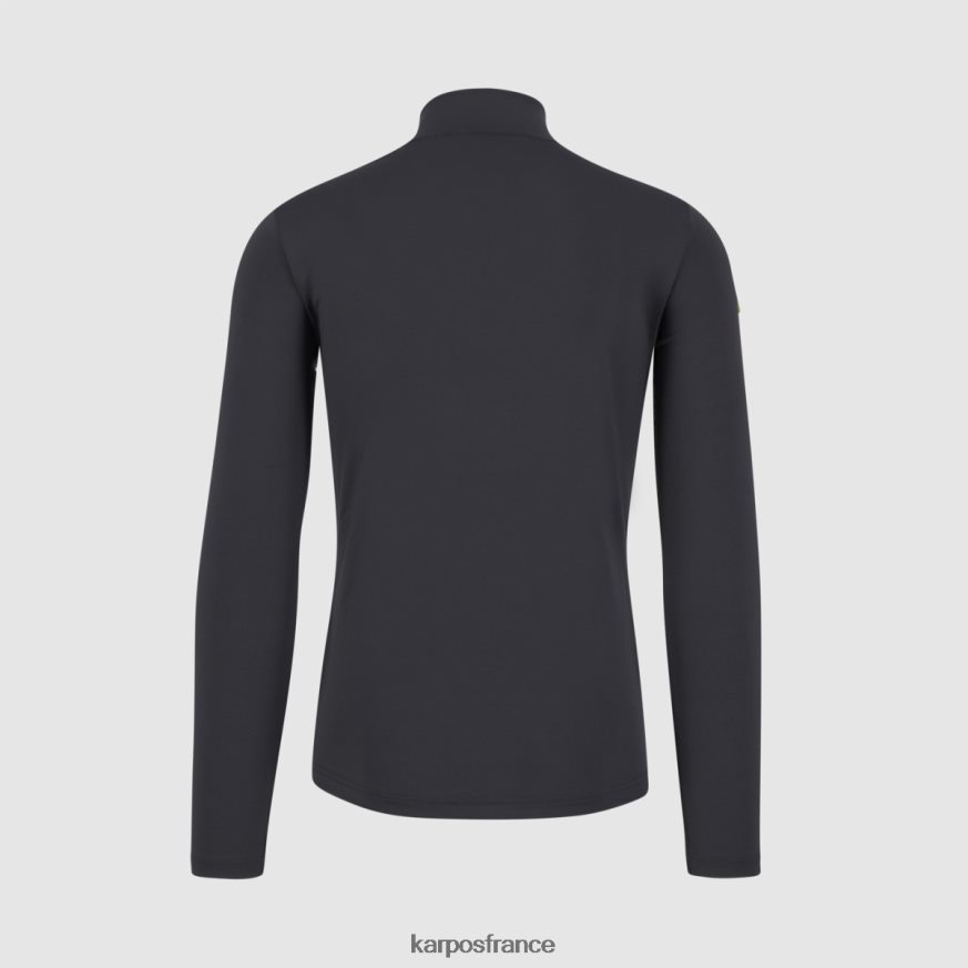 Hommes Karpos gris foncé polaire à demi-zip Power 28PL68252