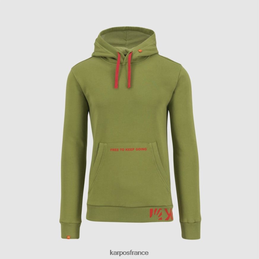 Hommes Karpos guacamole sweat à capuche picchio 28PL68244