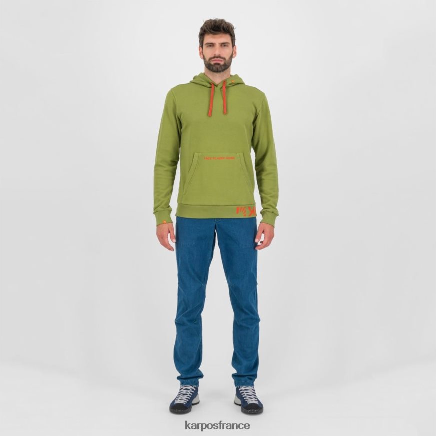 Hommes Karpos guacamole sweat à capuche picchio 28PL68244