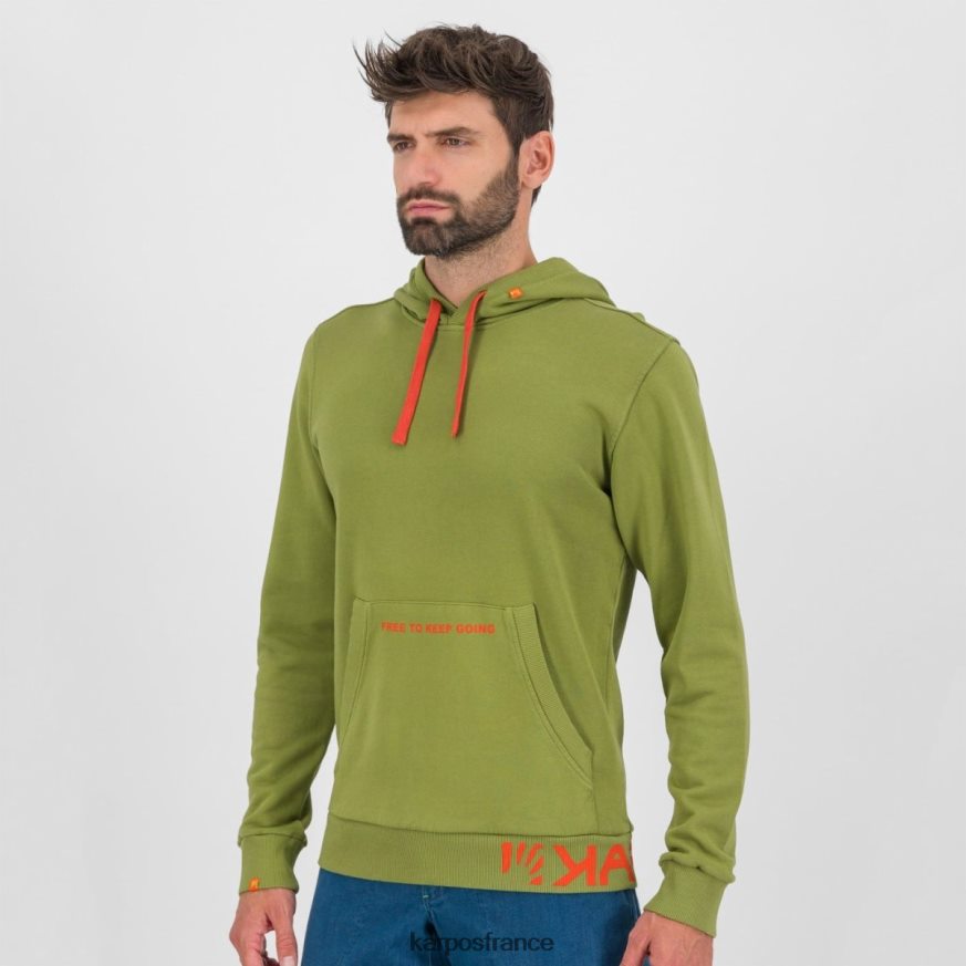 Hommes Karpos guacamole sweat à capuche picchio 28PL68244