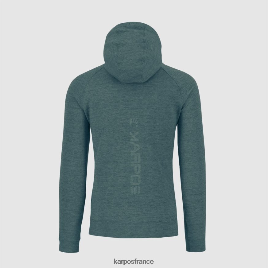 Hommes Karpos mélange de l'atlantique nord sweat à capuche zippé easyfrizz 28PL68181
