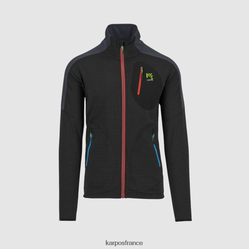 Hommes Karpos noir/encre de Chine puez polaire 28PL68221