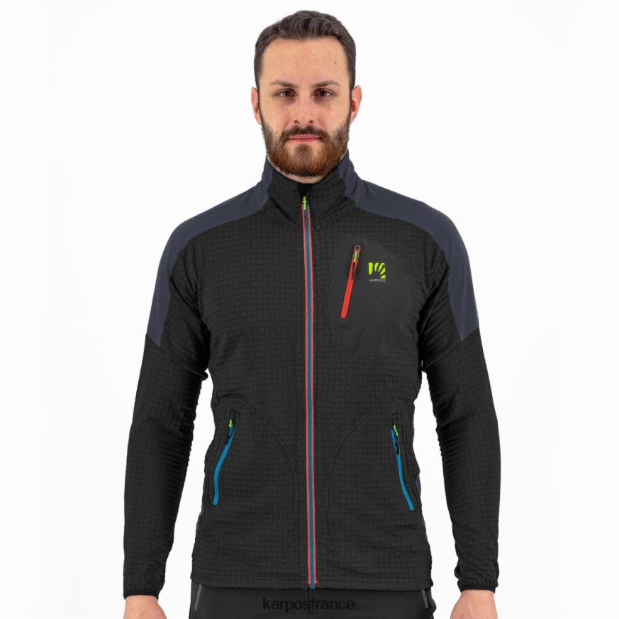 Hommes Karpos noir/encre de Chine puez polaire 28PL68221