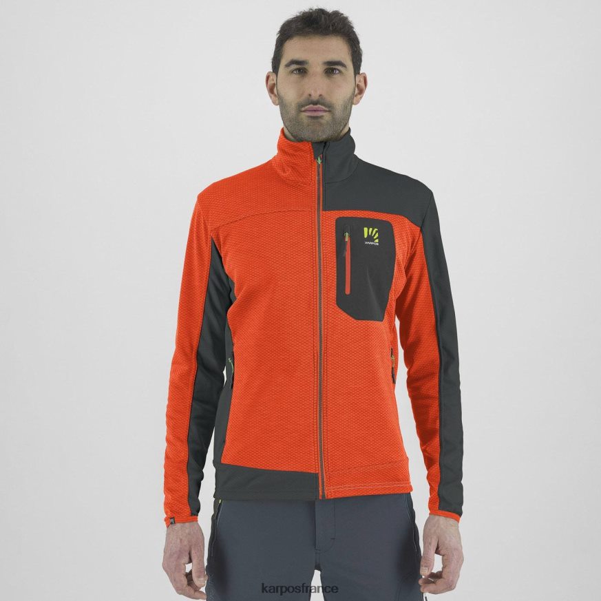Hommes Karpos sable orange/noir épicé polaire cherz 28PL68187