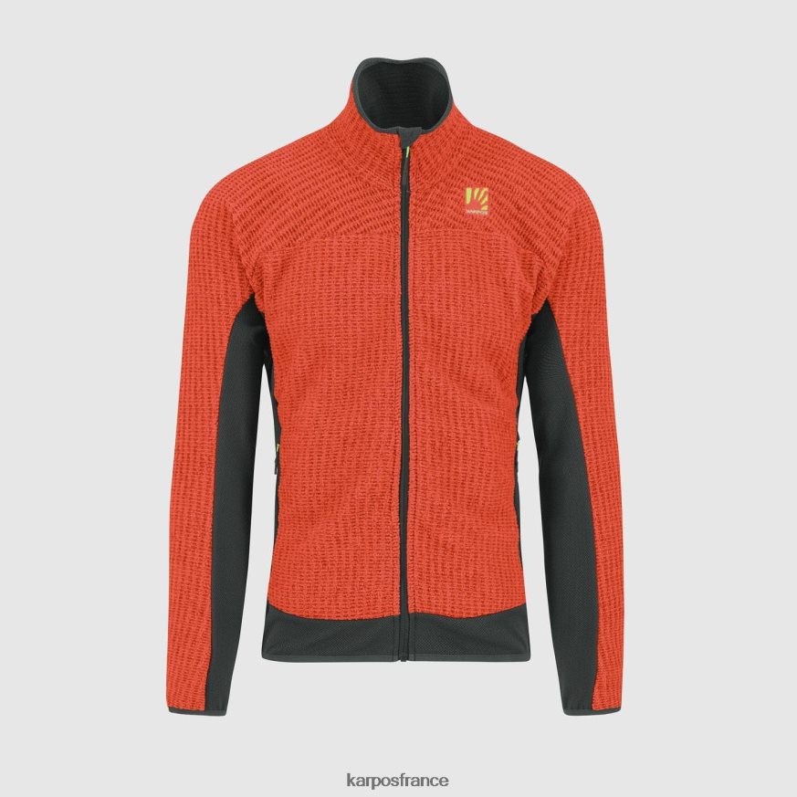 Hommes Karpos sable orange/noir épicé polaire rocchetta 28PL68259