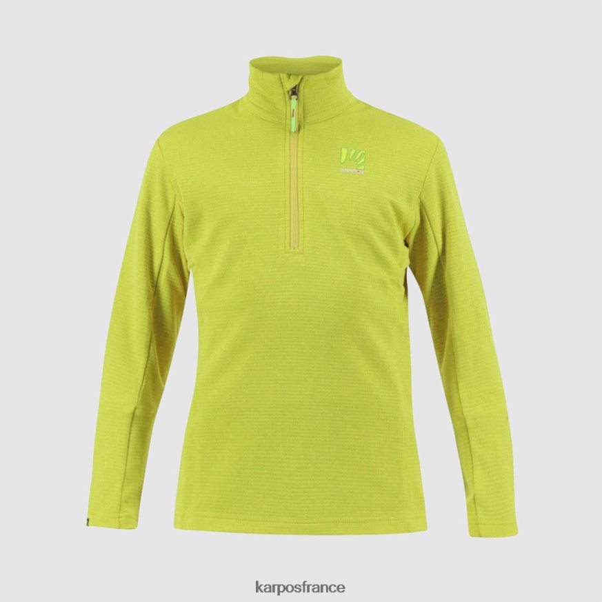 Hommes Karpos soufre s. polaire demi-zip pizzocco kid 28PL68273
