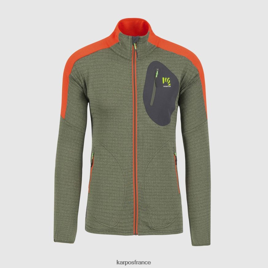 Hommes Karpos thym/ornage épicé puez polaire 28PL68224