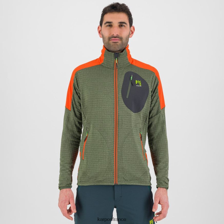 Hommes Karpos thym/ornage épicé puez polaire 28PL68224