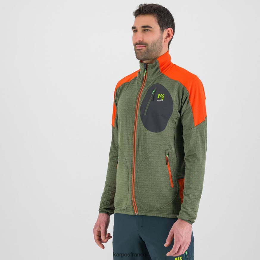 Hommes Karpos thym/ornage épicé puez polaire 28PL68224