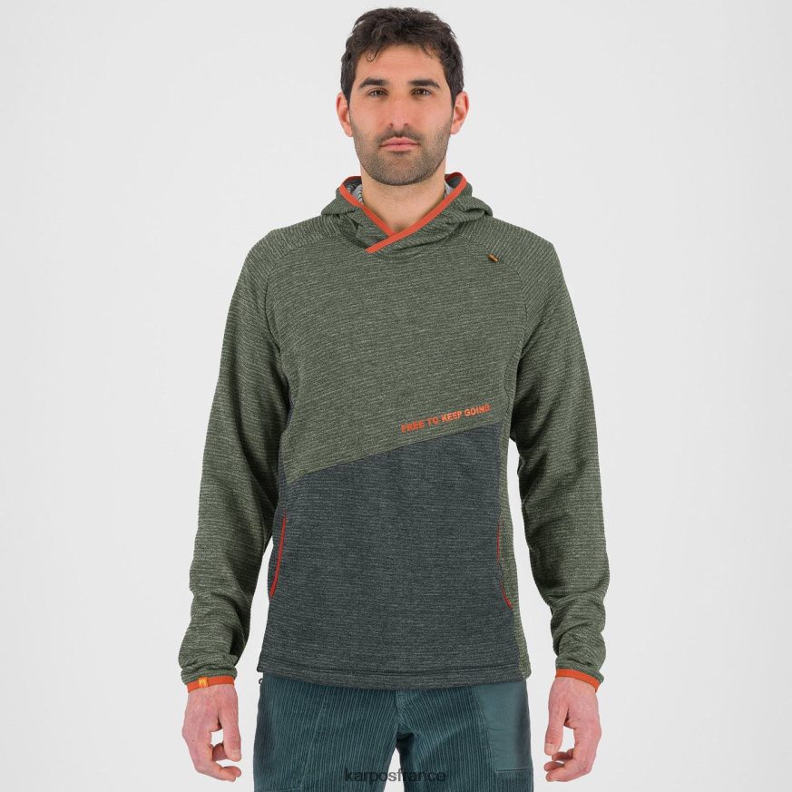 Hommes Karpos thym/sable noir sweat à capuche camouflage 28PL68233