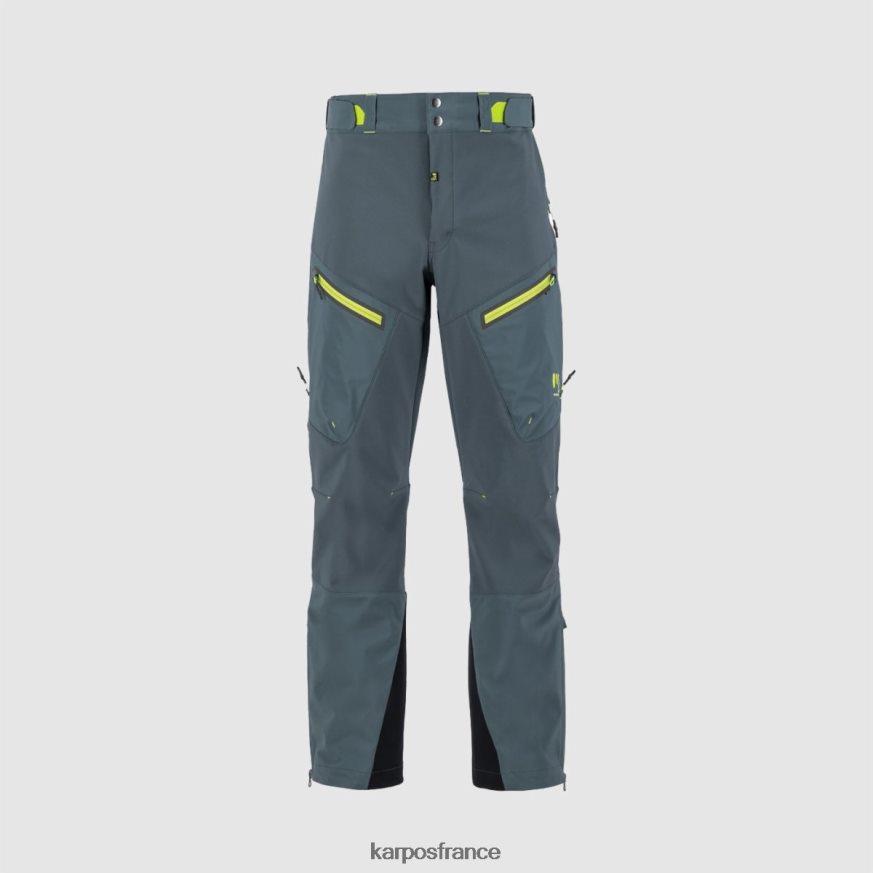 Hommes Karpos ardoise foncé/vert citron pantalon marmolada 28PL68466