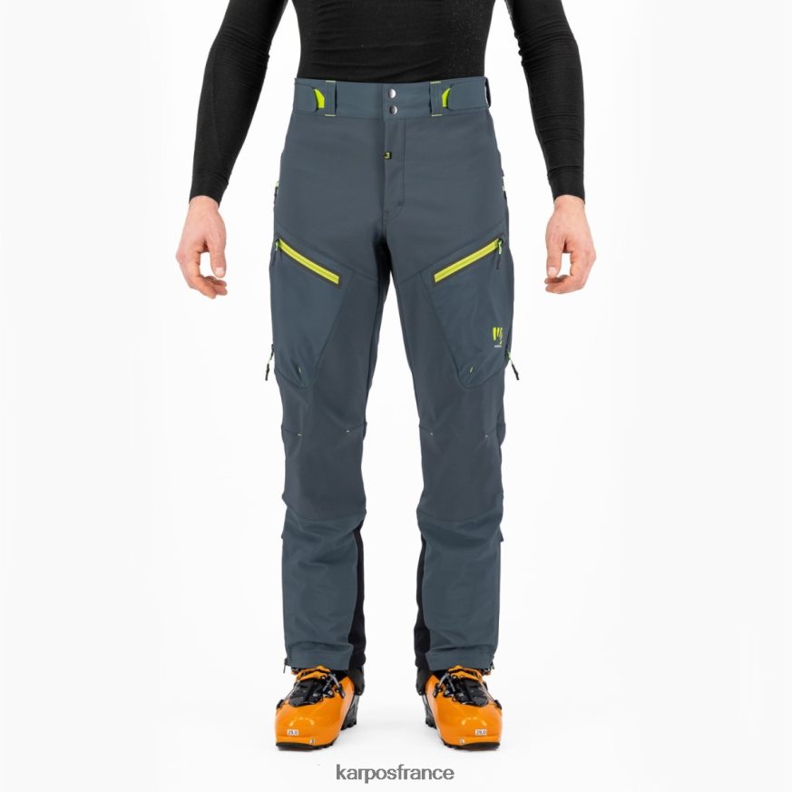 Hommes Karpos ardoise foncé/vert citron pantalon marmolada 28PL68466
