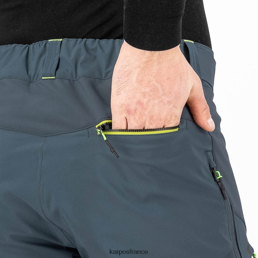 Hommes Karpos ardoise foncé/vert citron pantalon marmolada 28PL68466
