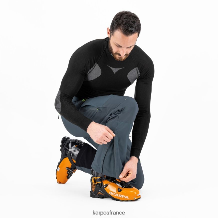 Hommes Karpos ardoise foncé/vert citron pantalon marmolada 28PL68466