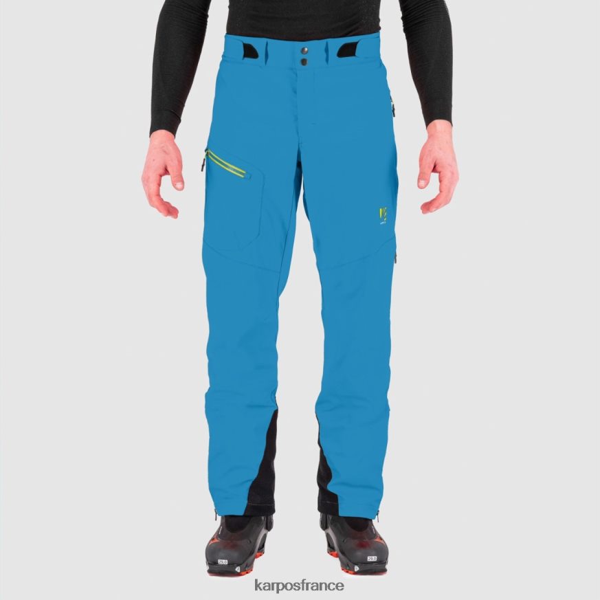 Hommes Karpos bijou bleu/source soufre pantalon palu' evo 28PL68450