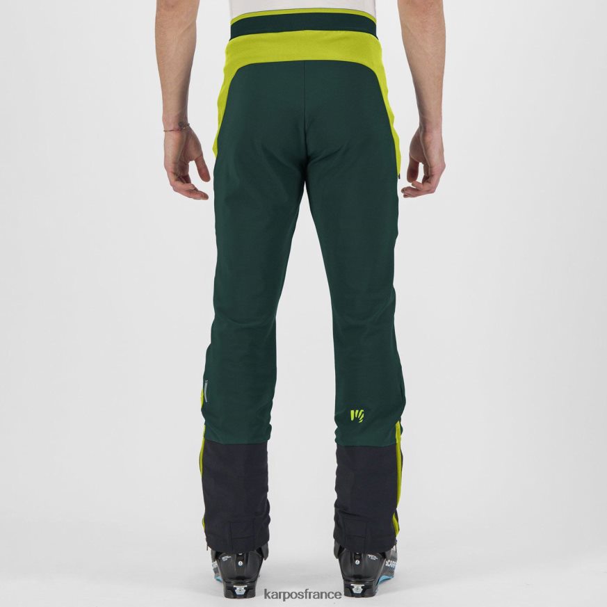 Hommes Karpos forêt/kiwi colada pantalon skimo grand mont 28PL68486