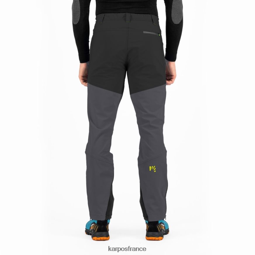 Hommes Karpos gris foncé pantalon san martino 28PL68496