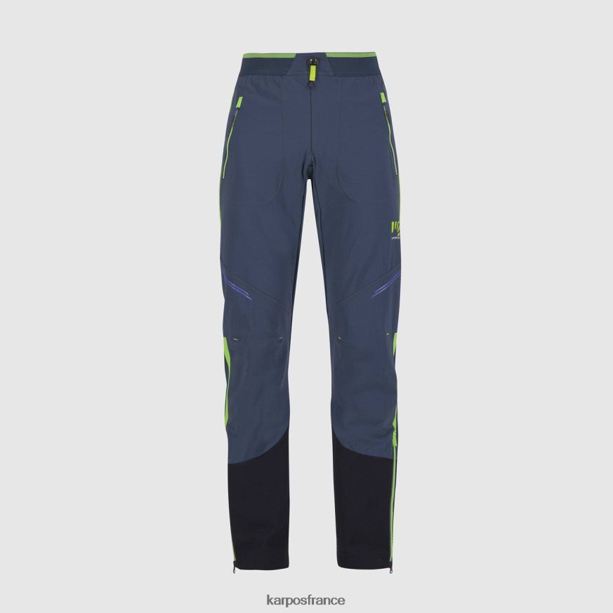 Hommes Karpos minuit/clignotement vert pantalon alagna plus evo 28PL68479