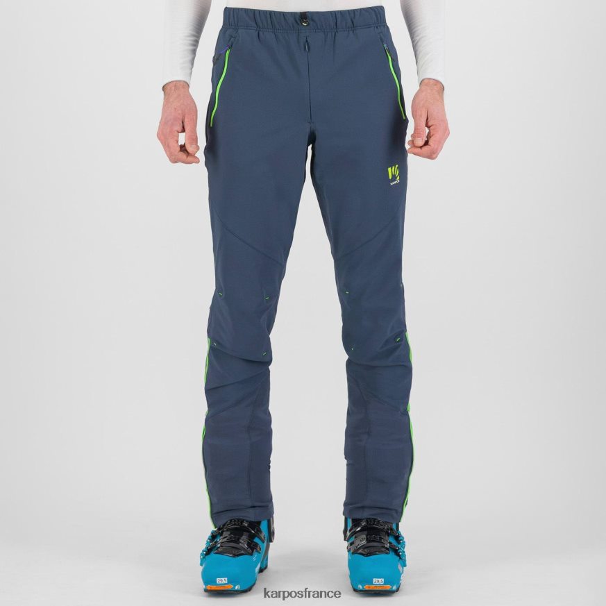 Hommes Karpos minuit/clignotement vert pantalon cevedale evo 28PL68511