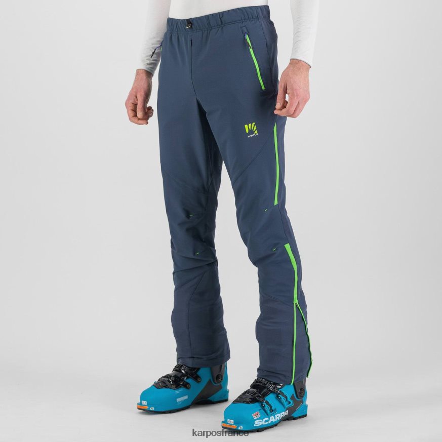 Hommes Karpos minuit/clignotement vert pantalon cevedale evo 28PL68511
