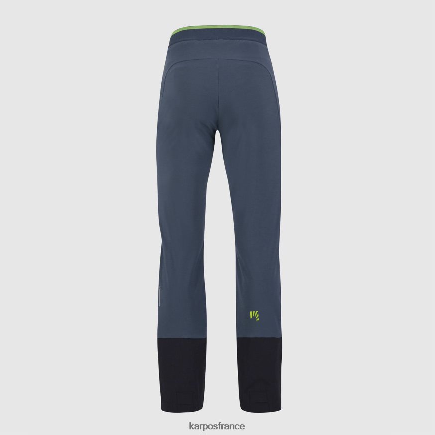 Hommes Karpos minuit/clignotement vert pantalon skimo grand mont 28PL68491