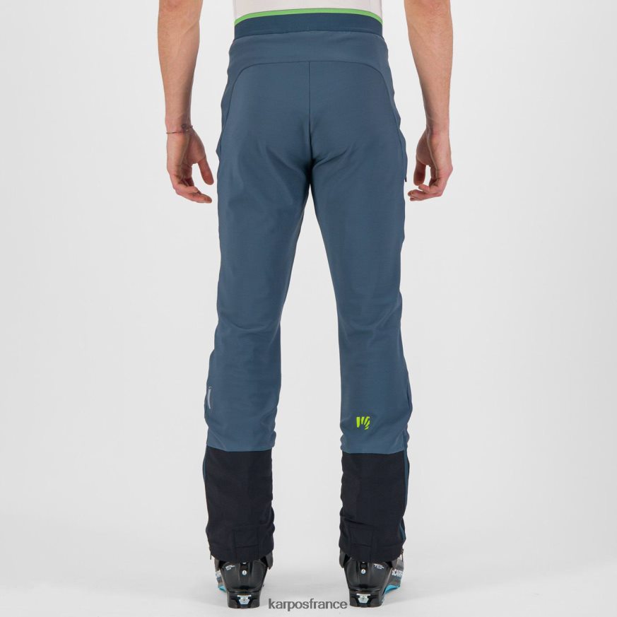 Hommes Karpos minuit/clignotement vert pantalon skimo grand mont 28PL68491