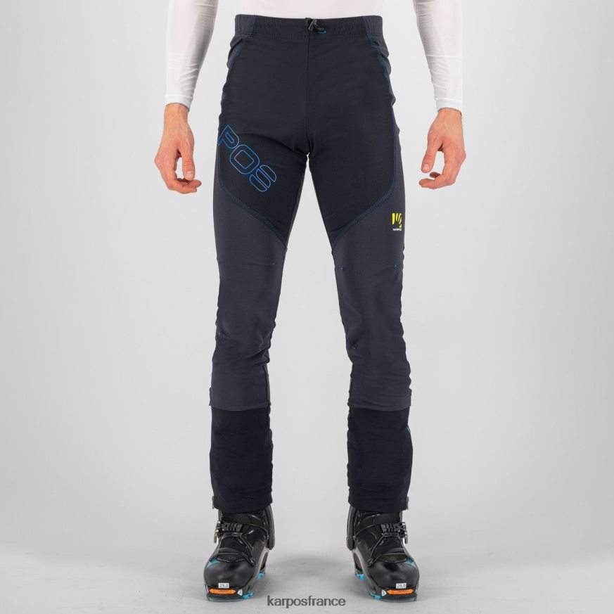Hommes Karpos noir/bleu diva pantalon alagna léger 28PL68508