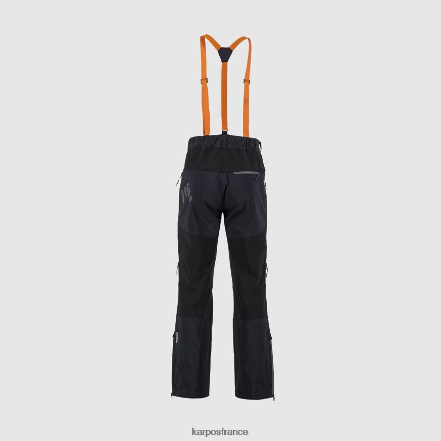 Hommes Karpos noir gris foncé pantalon schiara evo 28PL68459