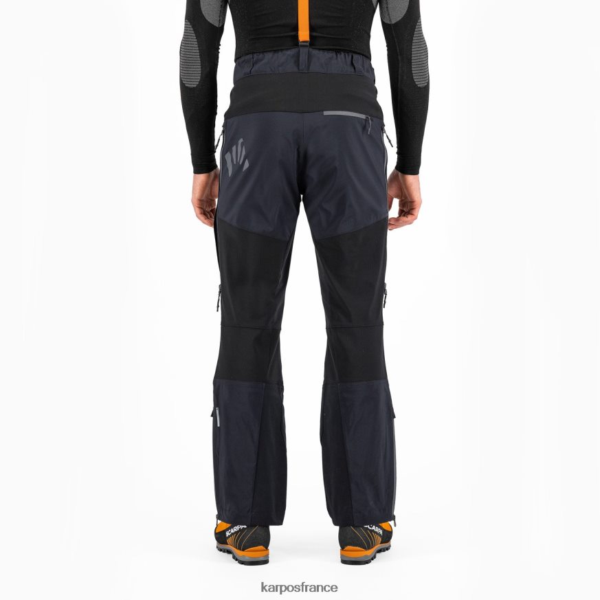 Hommes Karpos noir gris foncé pantalon schiara evo 28PL68459
