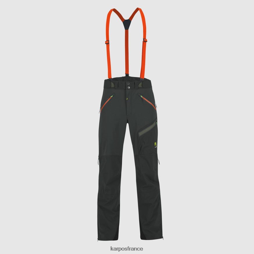 Hommes Karpos noir/orange épicé pantalon schiara evo 28PL68457