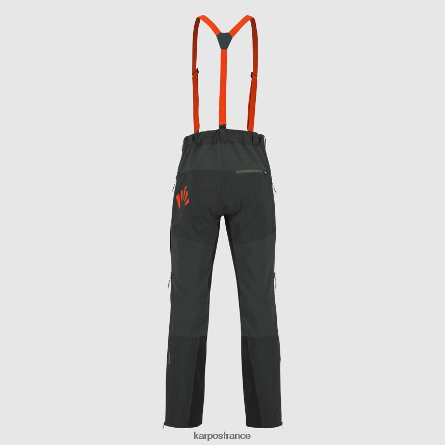 Hommes Karpos noir/orange épicé pantalon schiara evo 28PL68457