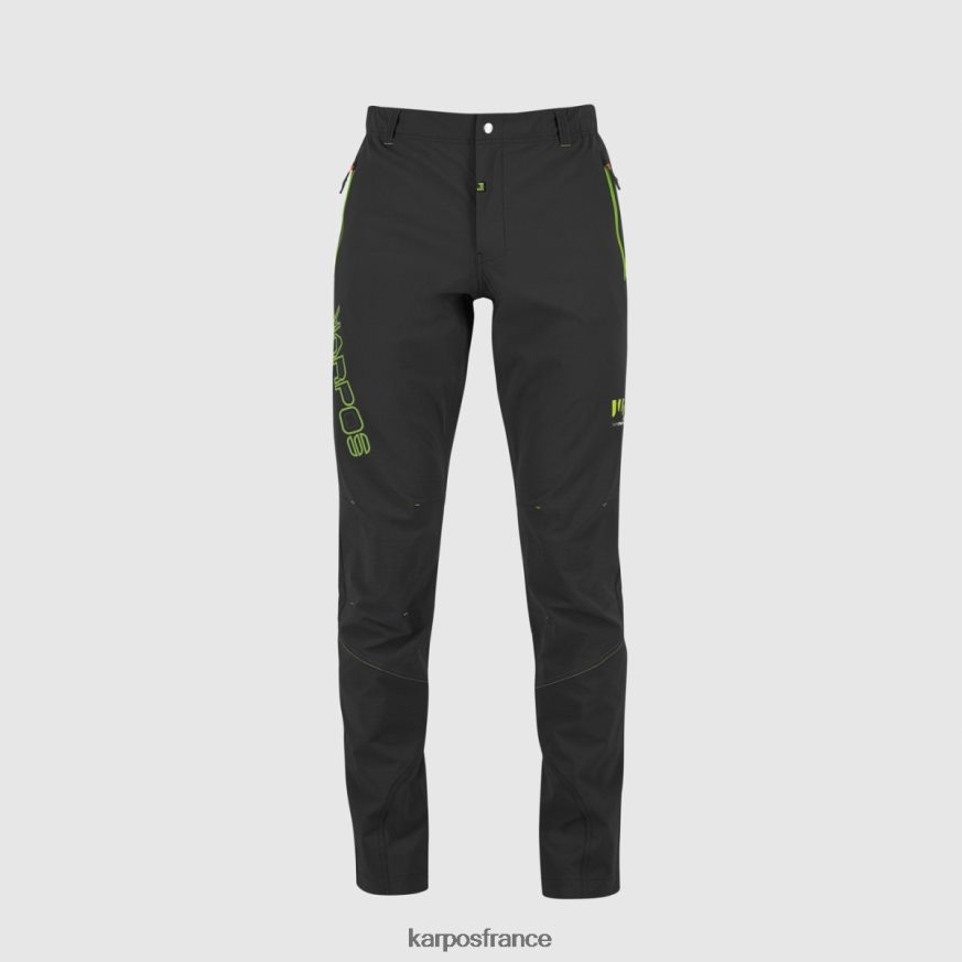 Hommes Karpos noir/vert jasmin pantalon léger ramezza 28PL68526