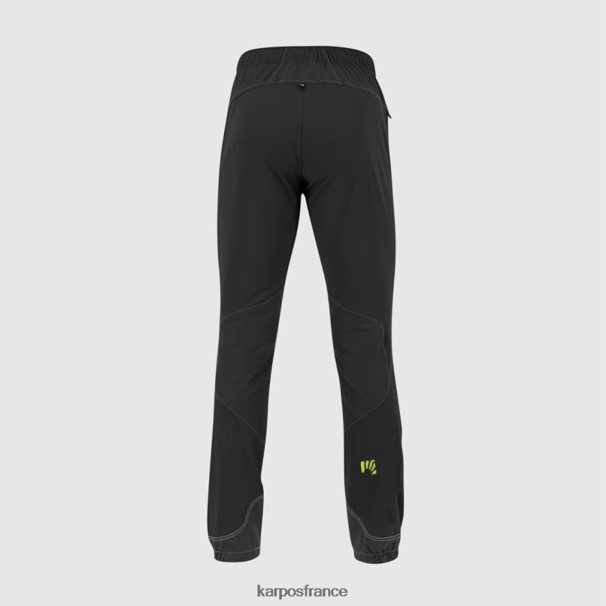 Hommes Karpos noir/vert jasmin pantalon rock 28PL68547