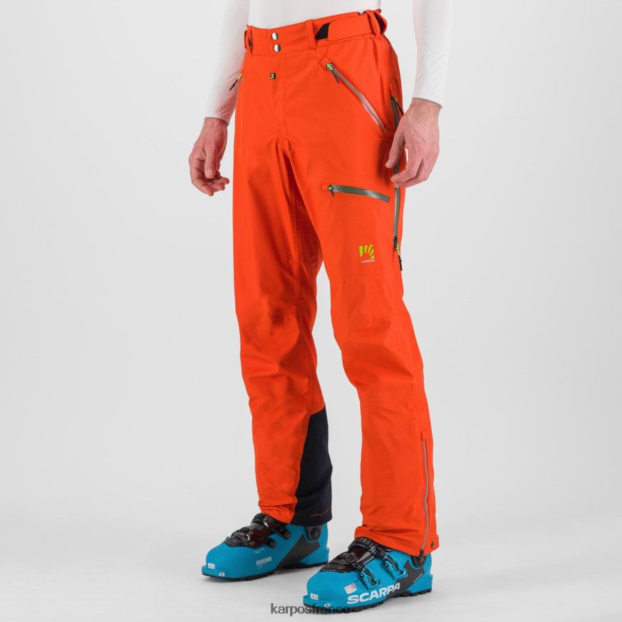 Hommes Karpos orange épicée pantalon coquille midi 28PL68443