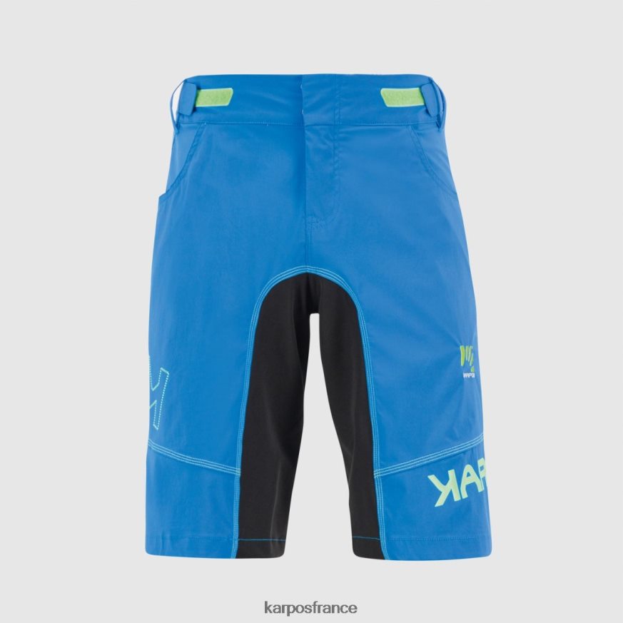 Hommes Karpos indigo b./noir/vert fluo short balistique evo 28PL68675