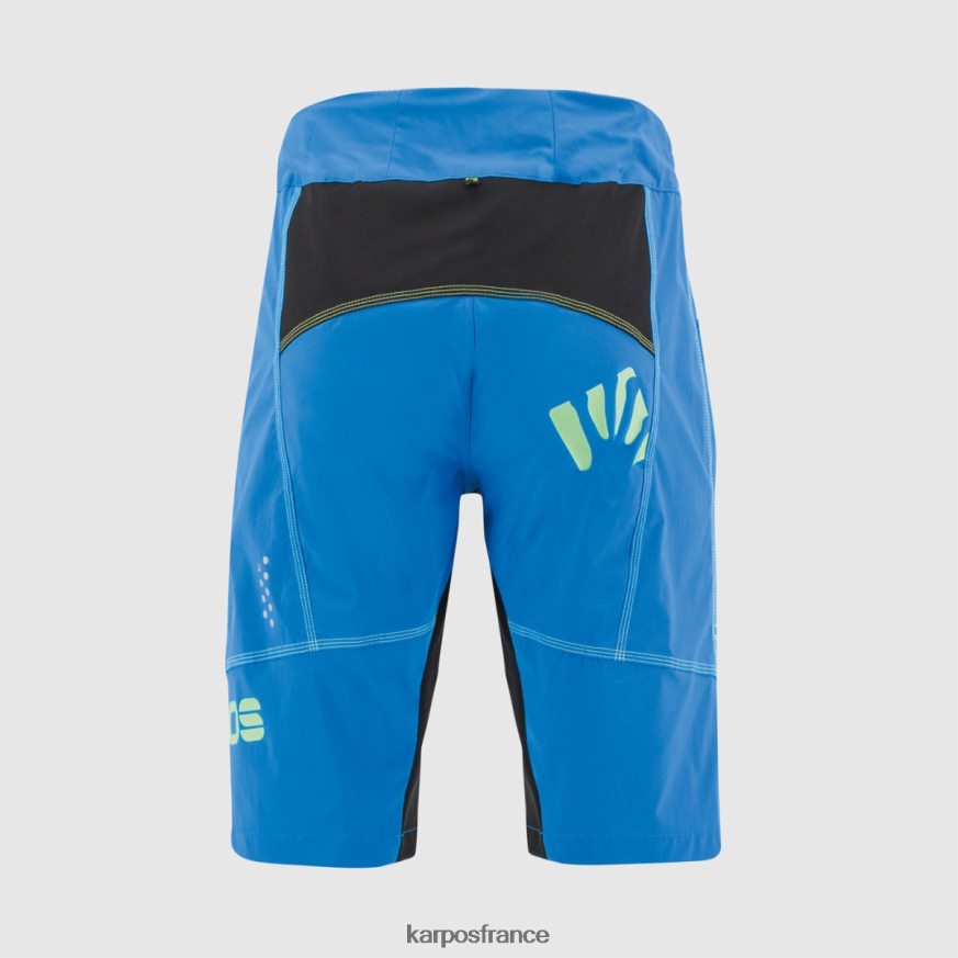 Hommes Karpos indigo b./noir/vert fluo short balistique evo 28PL68675