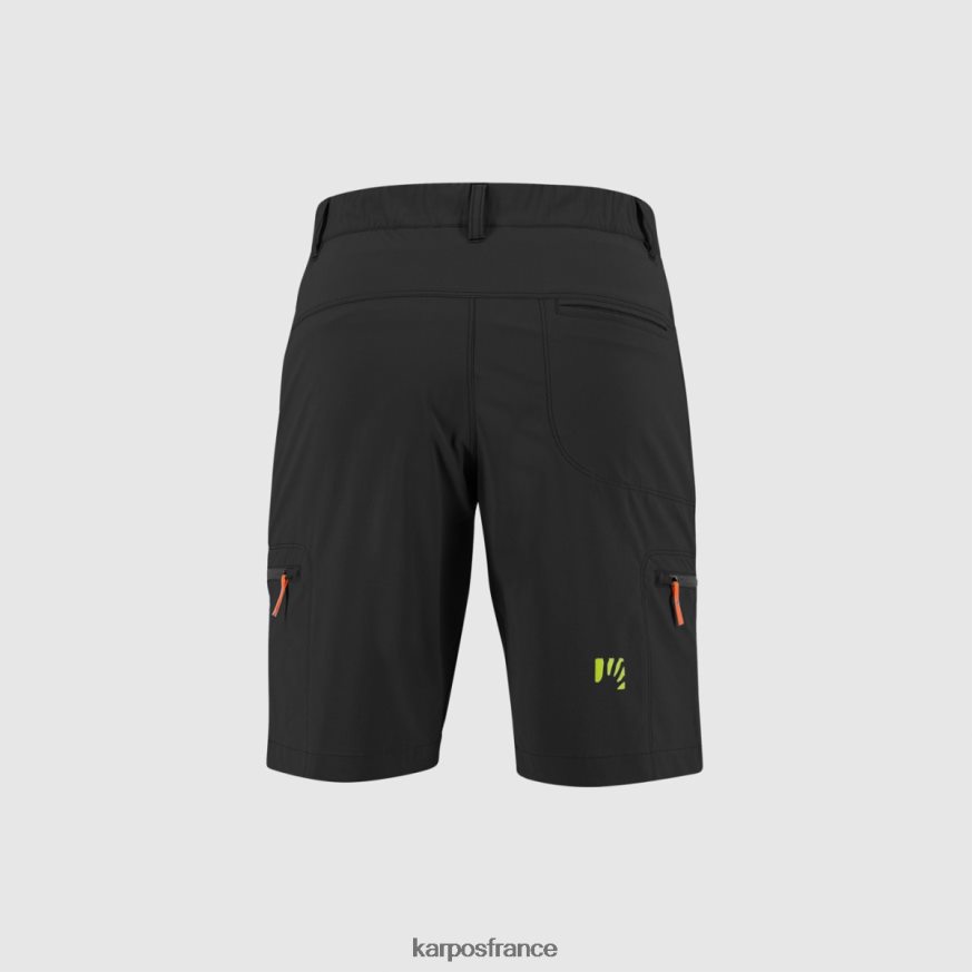 Hommes Karpos noir/gris foncé bermuda fantaisie 28PL68678