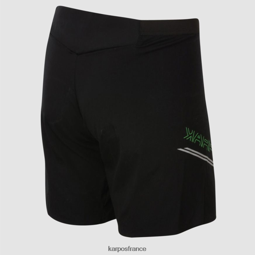Hommes Karpos noir/vert fluo lavaredo trop court 28PL68689