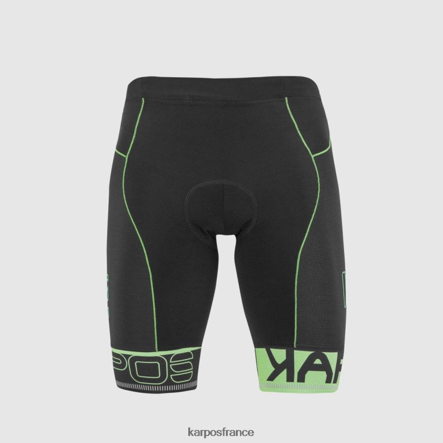 Hommes Karpos noir/vert fluo short verve 28PL68665