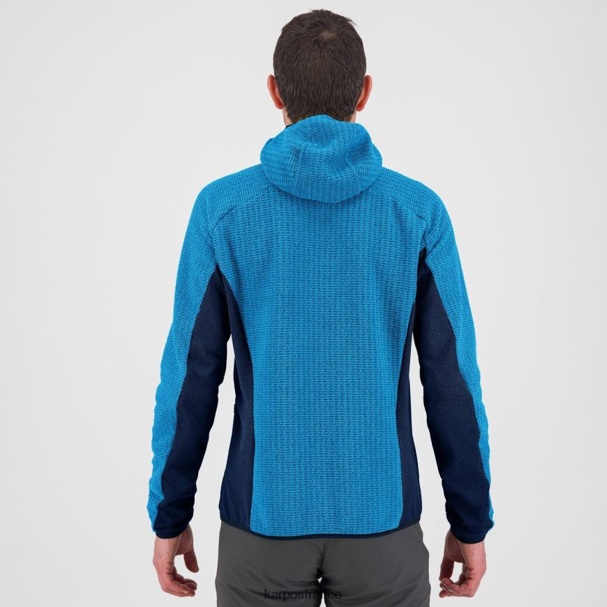 Hommes Karpos bleu diva/minuit polaire à capuche rocchetta 28PL68230