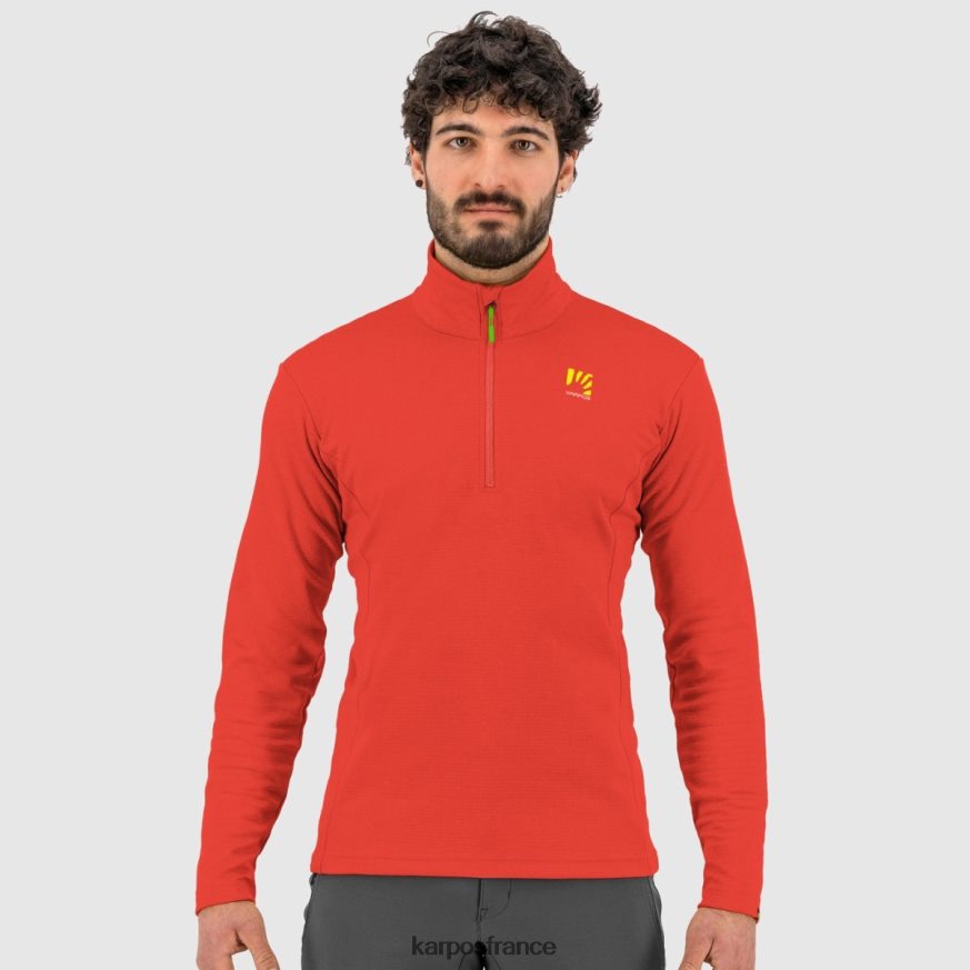Hommes Karpos grenadine pizzocco demi-zip 28PL68284