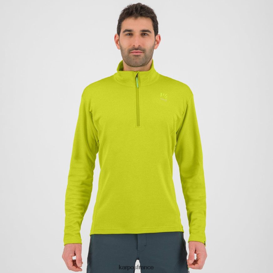 Hommes Karpos kiwi colada pizzocco demi-zip 28PL68290