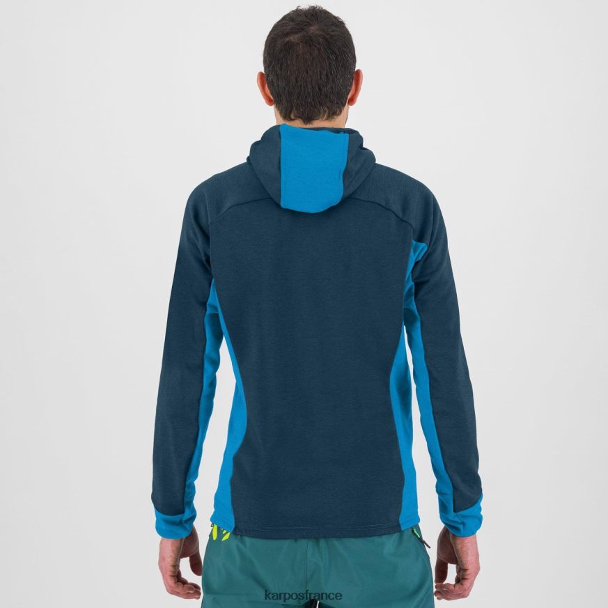 Hommes Karpos minuit/bleu diva polaire à capuche mezzodi 28PL68207