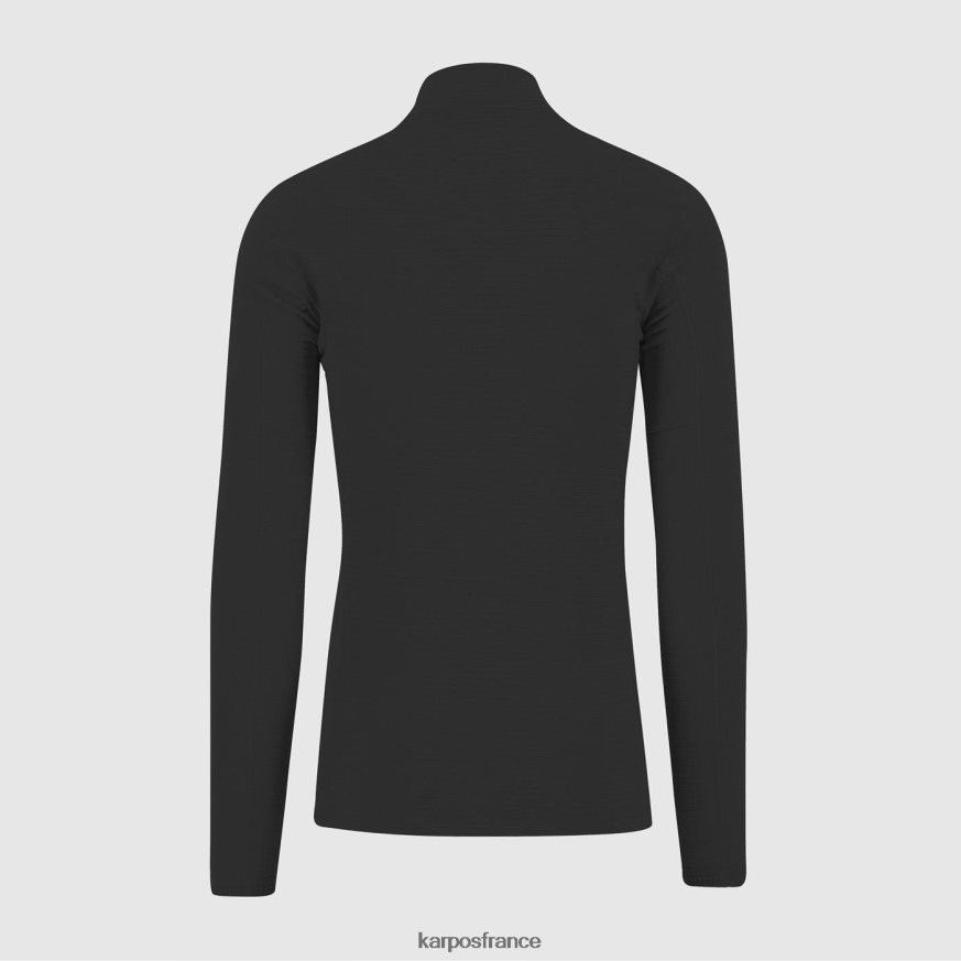 Hommes Karpos noir croda léger demi-zip 28PL68279